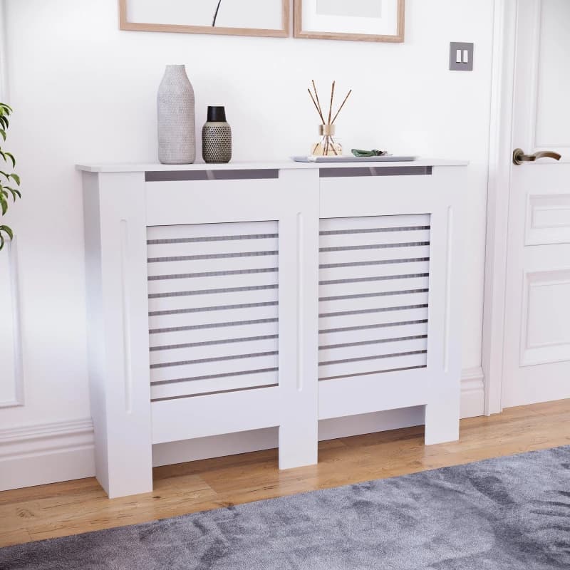 Lassic Vida Designs Milton Radiator Cover, Medium White unisex Medium
