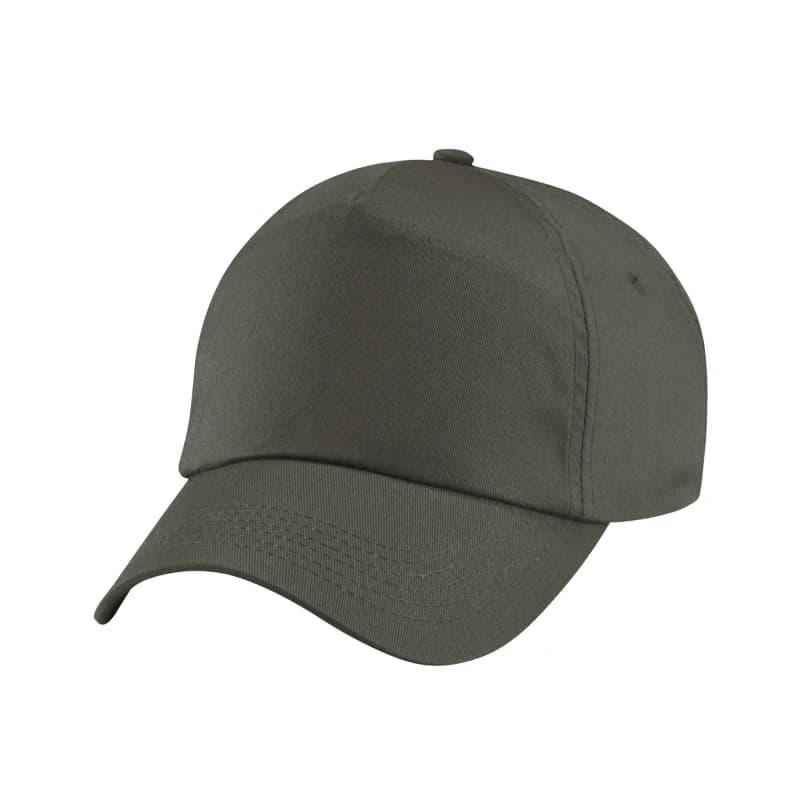 Beechfield Original 5 Panel Cap in Olive Olive Unisex One Size