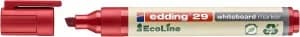 edding 29 EcoLine Whiteboard Chisel Tip Marker Red PK10
