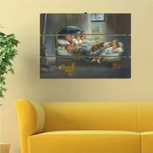 PY16 Multicolor Decorative MDF Painting (3 Pieces)