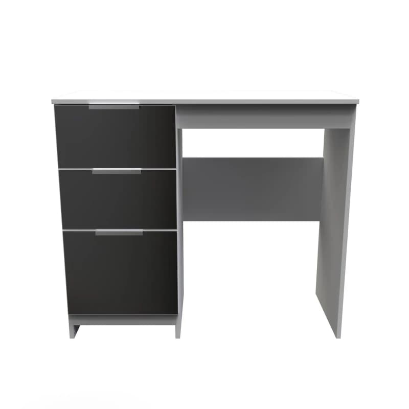 Poole Vanity In Black & White (Ready Assembled)