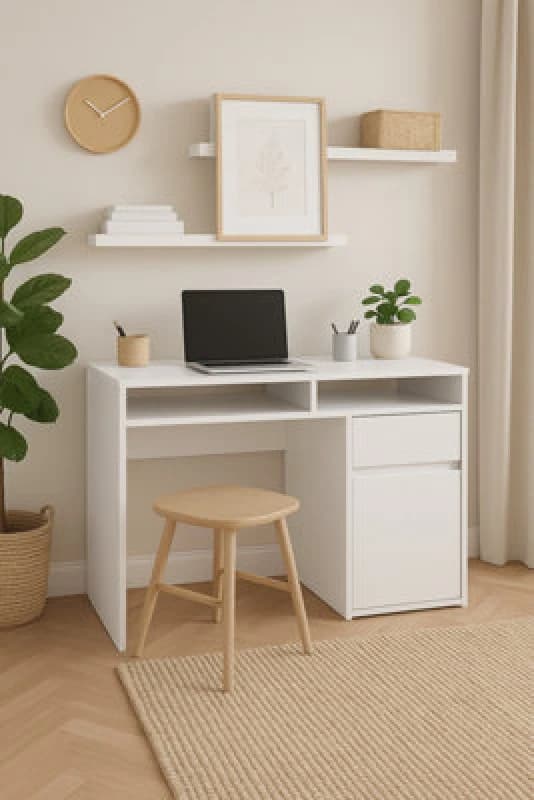 Decorotika Isla Computer Desk White