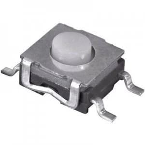 Namae Electronics JTP 1260AEM Pushbutton 12 Vdc 0.05 A 1 x OffOn momentary