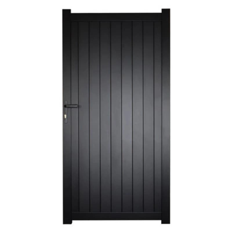 Devon Premium Metal Side Gate - Black