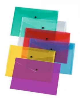 Q-Connect Document Folder Polypropylene A4 Assorted (Pk 12)
