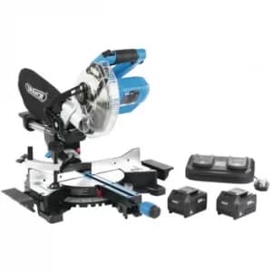 Draper D20 20V Brushless Sliding Compound Mitre Saw (185mm)
