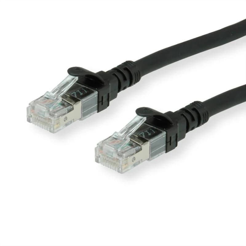 ROLINE 21152852 networking cable Black 2m Cat6a S/FTP (S-STP)