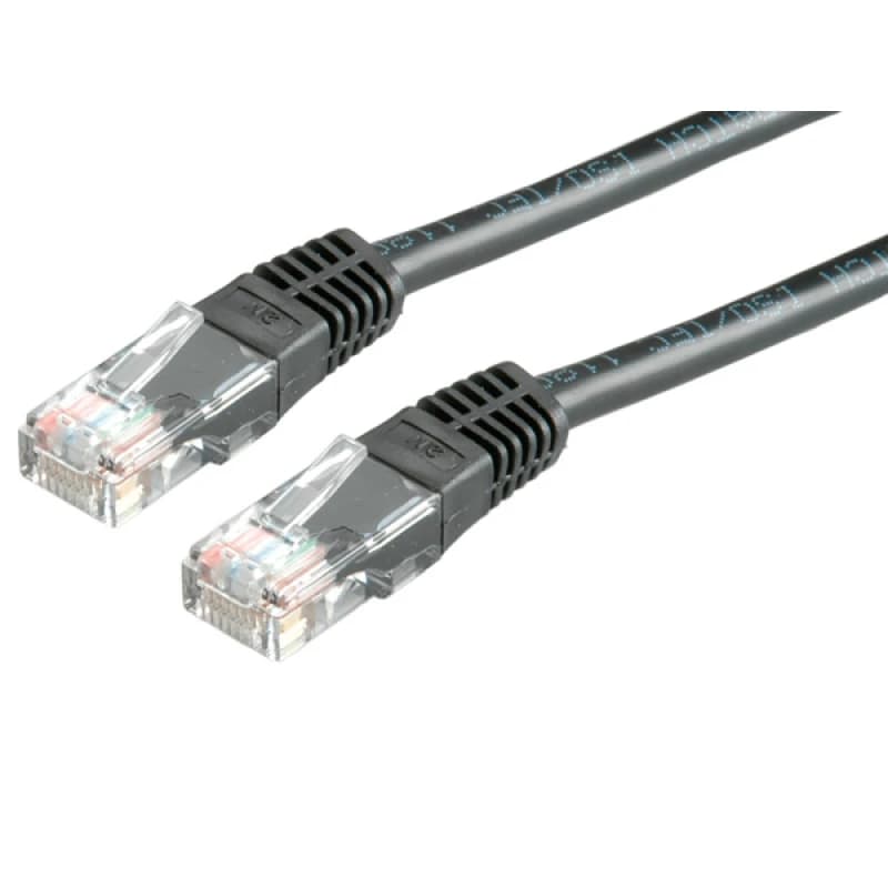 ROLINE UTP Patch Cord Cat.5e. Black 1m