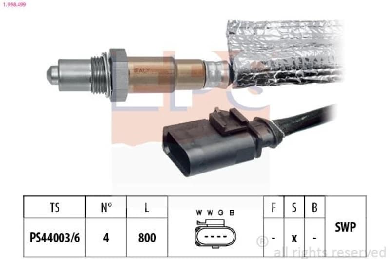 EPS Lambda sensor EPS 1.998.499