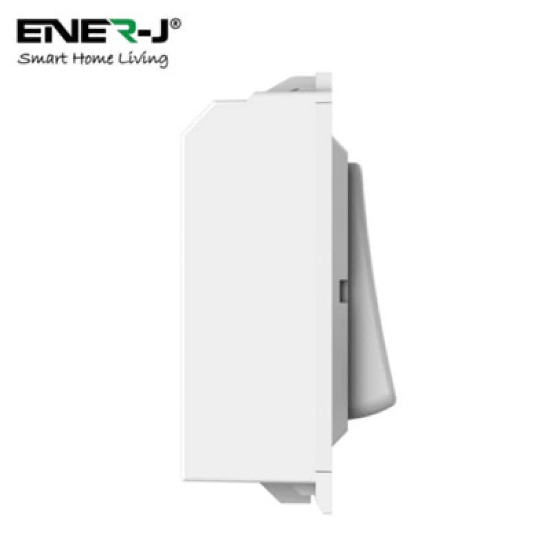 Ener-J Knightsbridge White Modular Grid Dimmer Switch For Lighting Control
