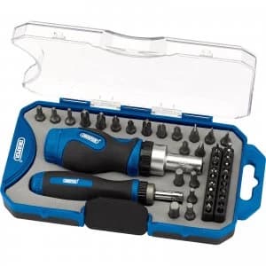 Draper 42 Piece Ratchet Screwdriver and Bit Set