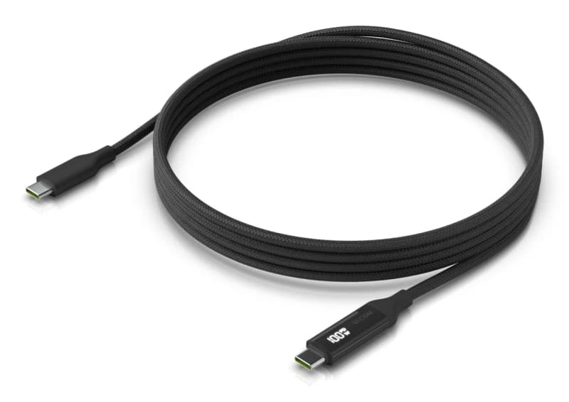 Ubiquiti UACC-Cable-USB-100W-2M-BK USB cable USB C Black. Grey