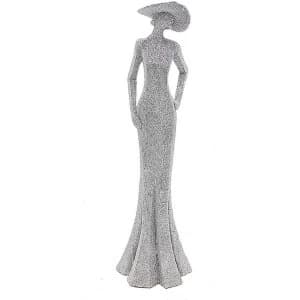 Silver Art Elegance Lady Ornament