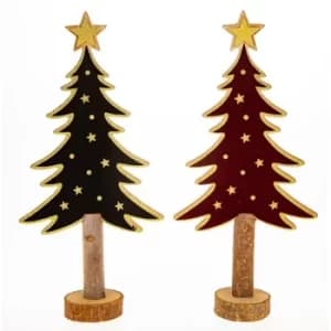 Xmas Flock Tall Tree