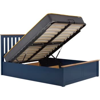 Birlea - 135cm Phoenix Ottoman Bed Navy Blue