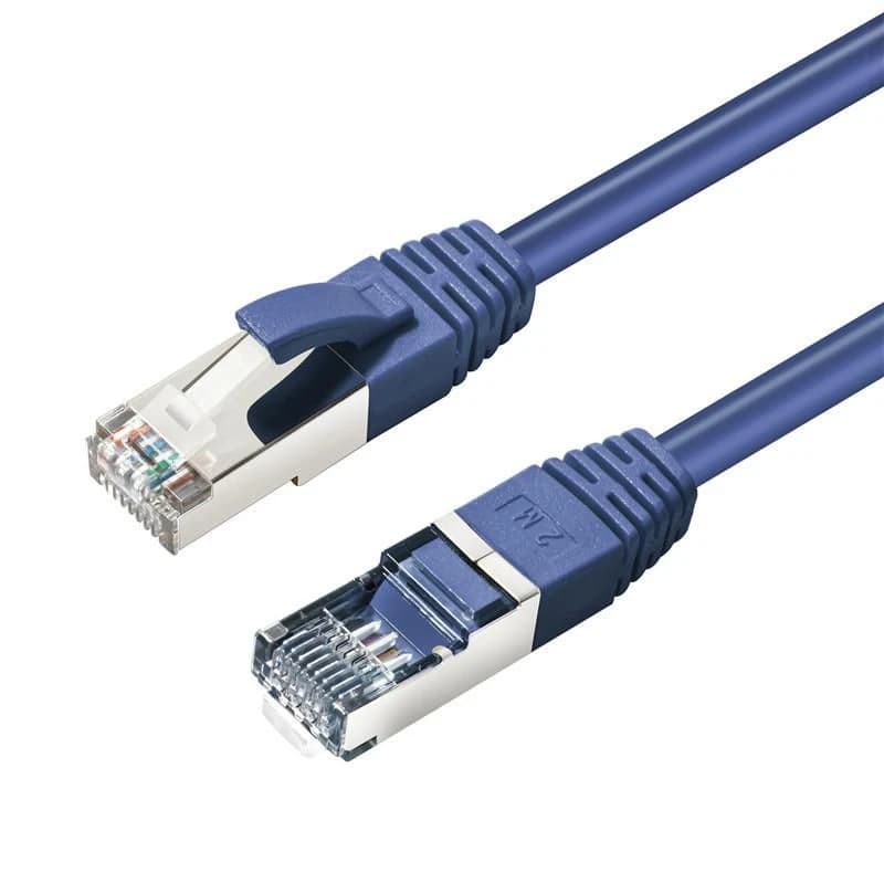Microconnect MC-SFTP6A01B networking cable Blue 1m Cat6a S/FTP (S-STP