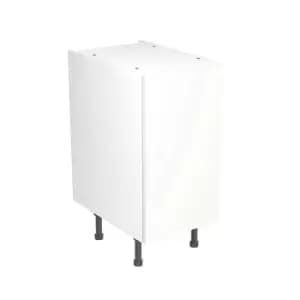 KitchenKIT Slab 40cm Base Cabinet - Matt White
