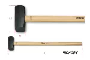 Beta Tools 1381 Sledge Hammer Hickory Shaft 8kg 013810080
