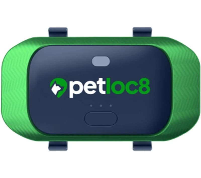 Petloc8 Mini Pet Gps Tracker Green & Black