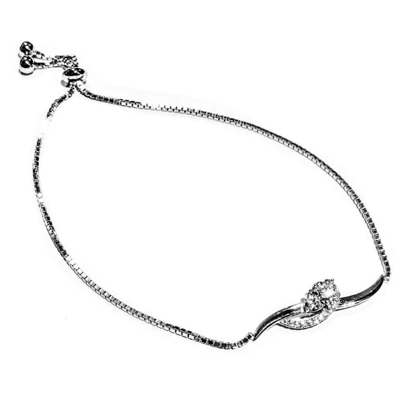 Espree A beautiful Sterling Silver adjustable toggle brac Silver unisex one size