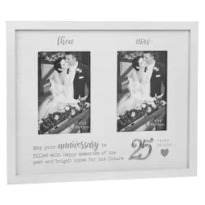 Then & Now Anniversary Frame 25th