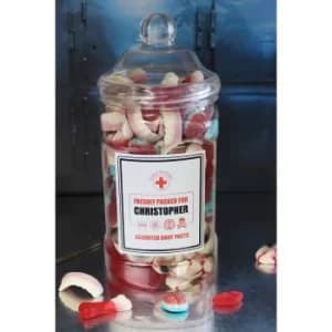 Personalised Edible Anatomy Sweets Jar