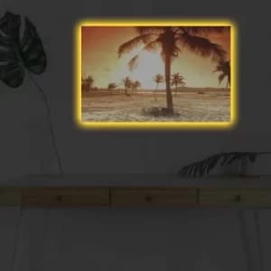 4570DHDACT-050 Multicolor Decorative LED Lighted Canvas Painting