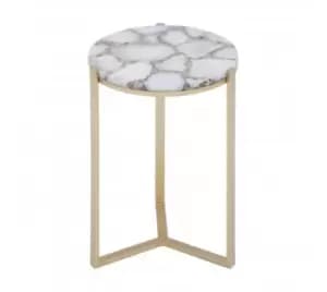 Inventivo Agate Side Table Blue