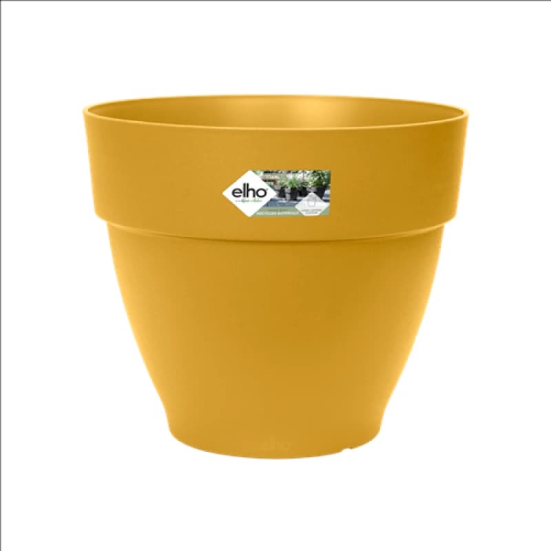 Elho Vibia Campana Round 30cm - Honey Yellow