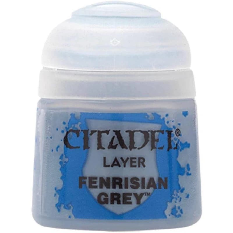 Citadel Games Workshop Colour Layer: Fenrisian Grey (12ml) Paint Multi