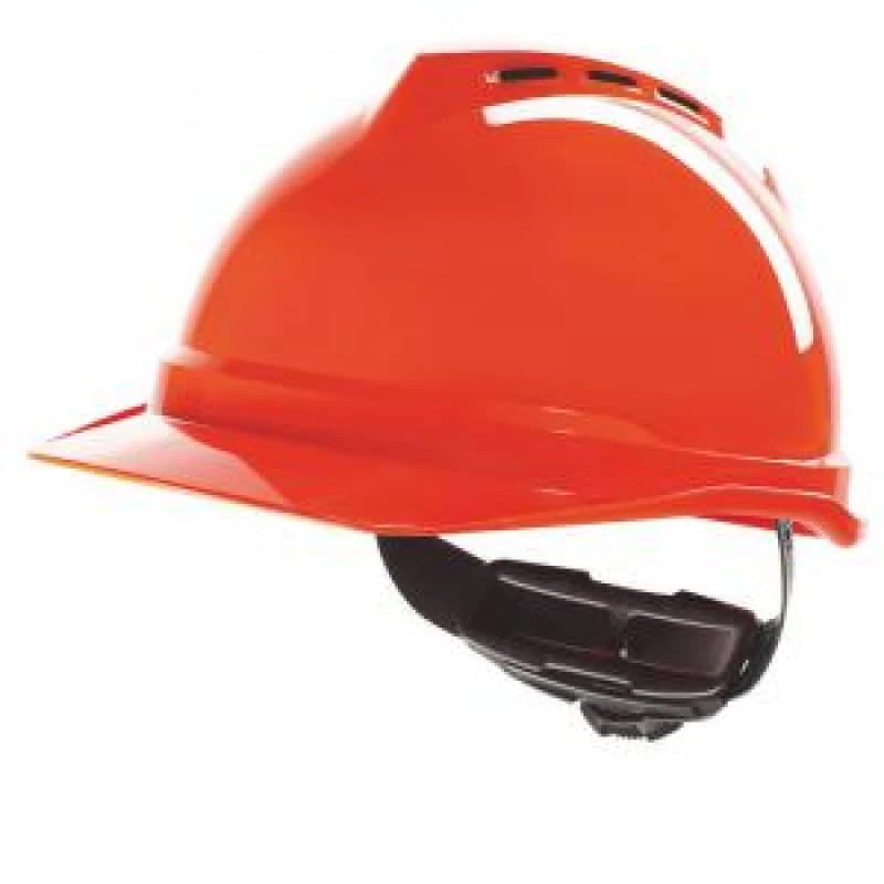 MSA V - Gard 500 Vented Safety Helmet Orange