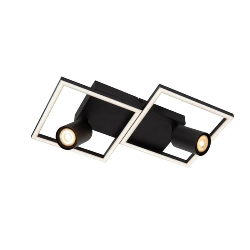 Netlighting Arianne Flush ceiling light LED 2xGU10 Black Unisex
