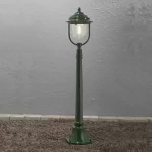 Parma Outdoor Modern Pathway Bollard Light Green, IP43