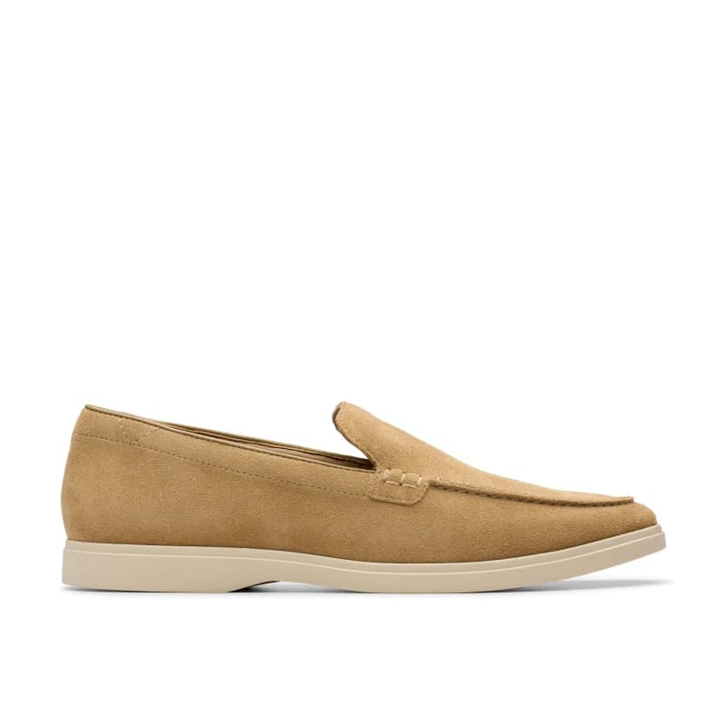 Clarks Torford Easy Loafers Dark Sand 9 UK