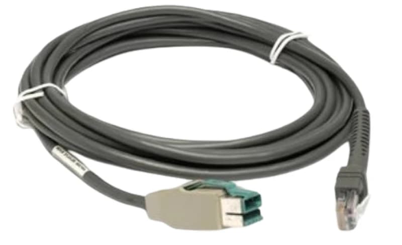 Zebra CBA-U35-S15ZBR barcode reader accessory USB cable