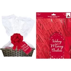 Red Hamper Dressing Set