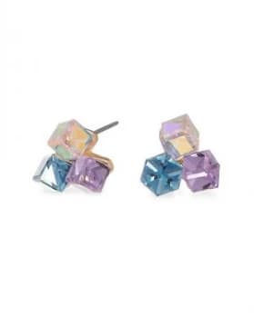 Swarovski Jon Richard Tripple Cube Studs