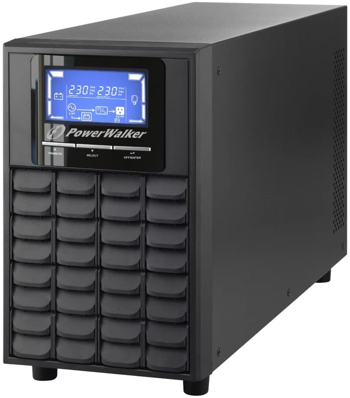 PowerWalker VFI 2000C LCD uninterruptible power supply (UPS) Double-co