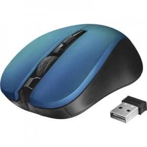 Trust Mydo Silent Click Radio WiFi mouse Optical Blue