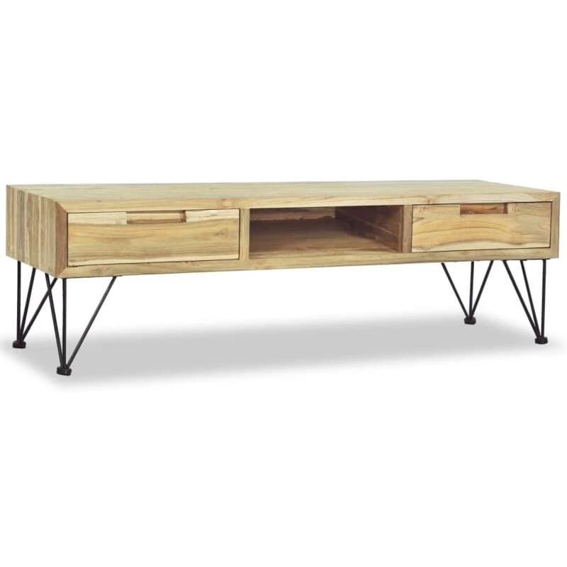 TV Cabinet 120x35x35cm Solid Teak