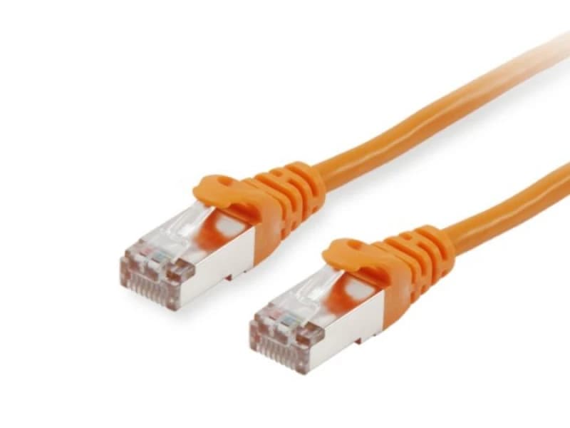 Equip Cat.6A S/FTP Patch Cable. Orange. 1.5m
