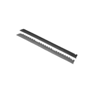 Border edge, tapered, female version, black