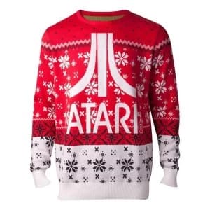Atari - Logo Christmas Mens Small Sweater - Multi-Colour