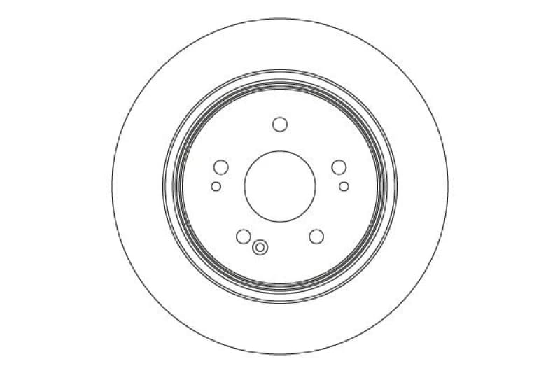 Brake disc TRW DF6730
