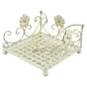 Cream Daisy Napkin Holder