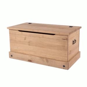 Halea Pine Storage Trunk