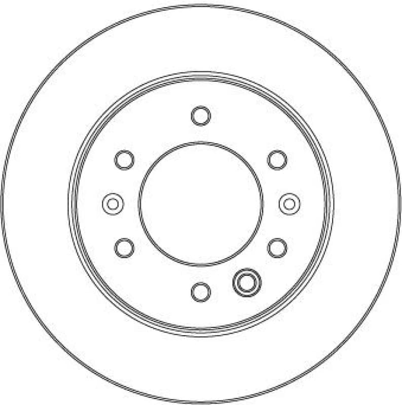 Brake disc TRW DF6961S