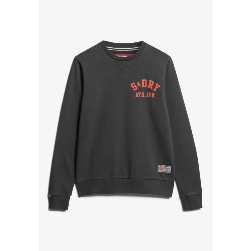 Superdry Athletic Crew Sweater - Black S