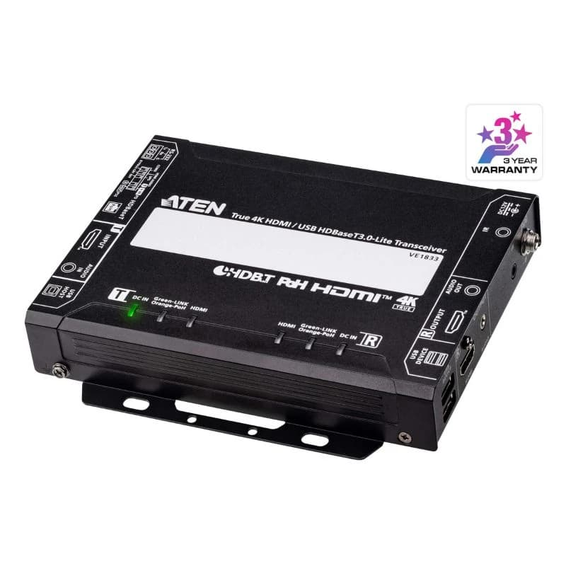 ATEN True 4K HDMI/USB HDBaseT3.0-Lite Transceiver
