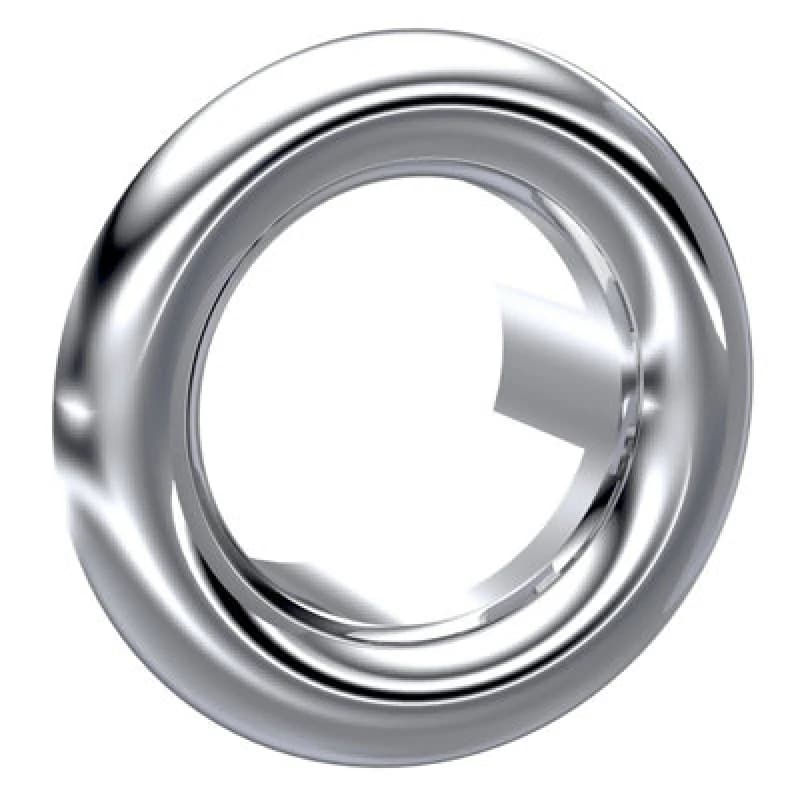 Balterley Modern Round Basin Overflow Cover Chrome 18.5mm Silver